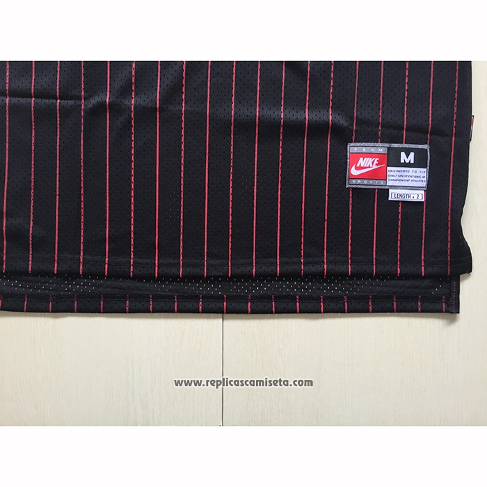 Camiseta Chicago Bulls Michael Jordan #23 Retro 1995-96 Negro